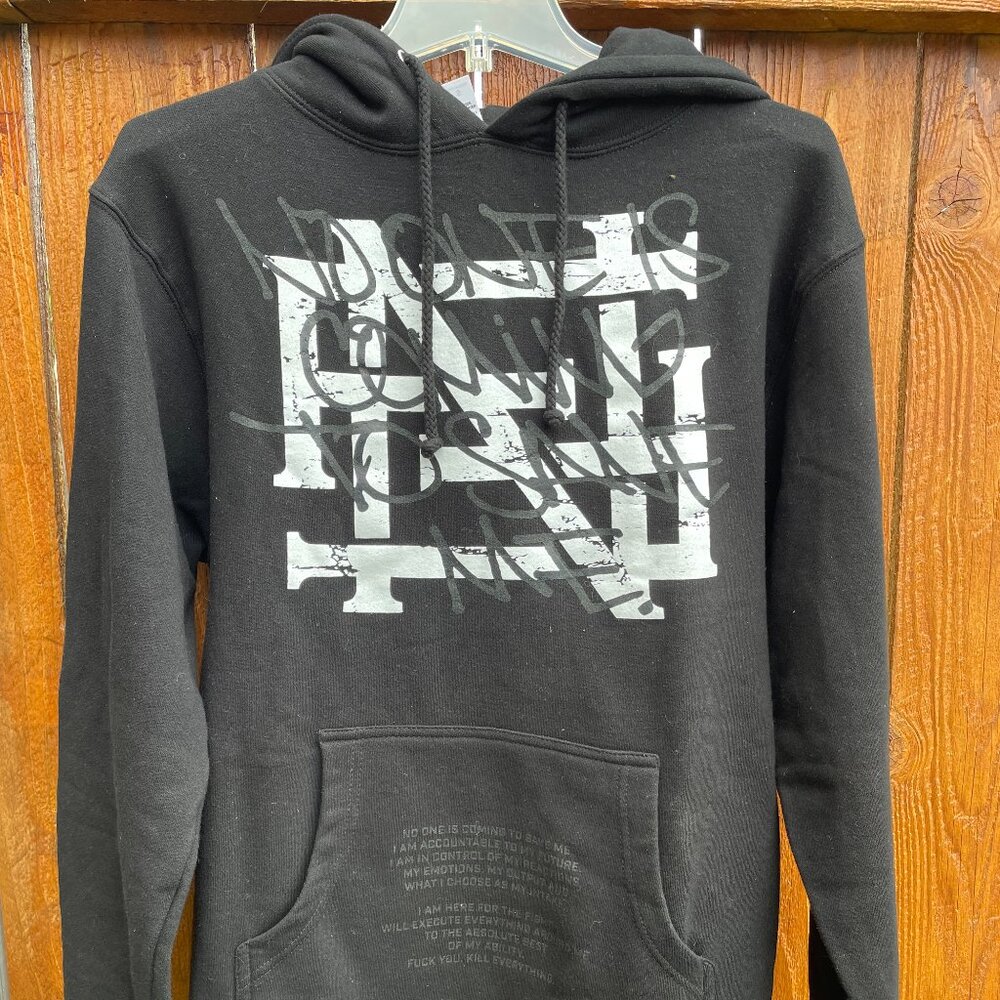 Flag Nor Fail "No One Is Coming" Black Hoodie S